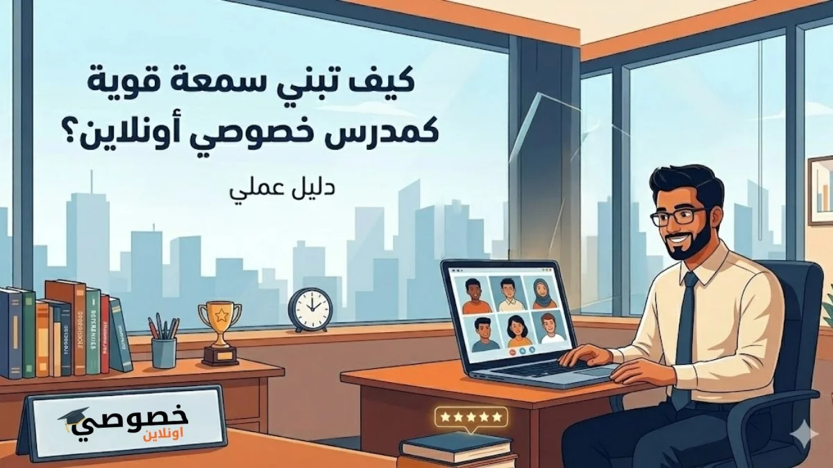 كيف تبني سمعة قوية كمدرس خصوصي أونلاين؟ (دليل عملي 2026)