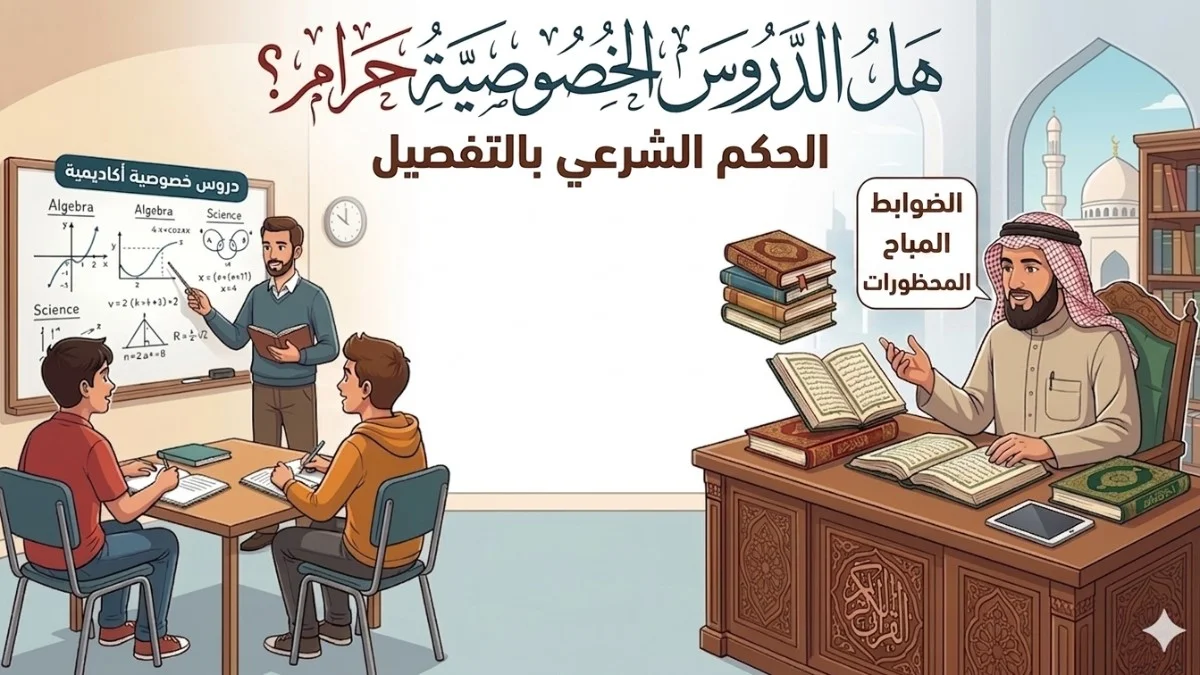 هل الدروس الخصوصية حرام؟ الحكم...