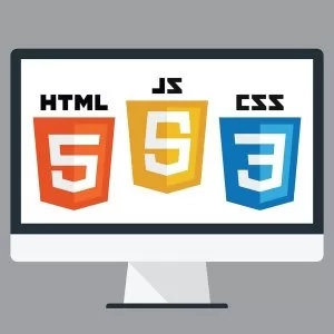 برمجة الموقع بلغة HTML و CSS و JavaScript