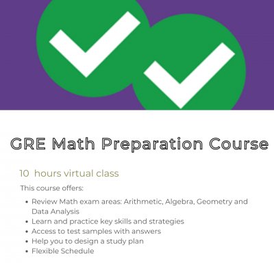 GRE Math Preperation Course