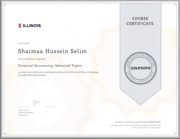 Financial Accounting Advanced Topics - University of Illinois at Urbana-Champaign