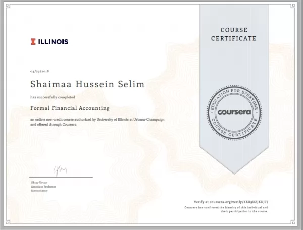 Formal Financial Accounting - University of Illinois at Urbana-Champaign