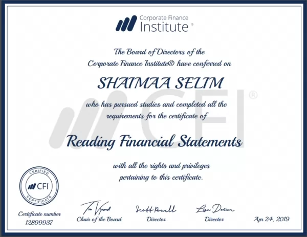 Reading Financial Statements - Corporate Finance Institute