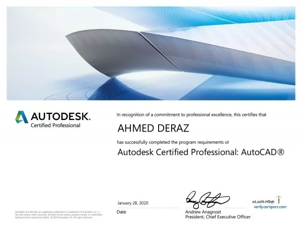 Autocad Certified Professional
