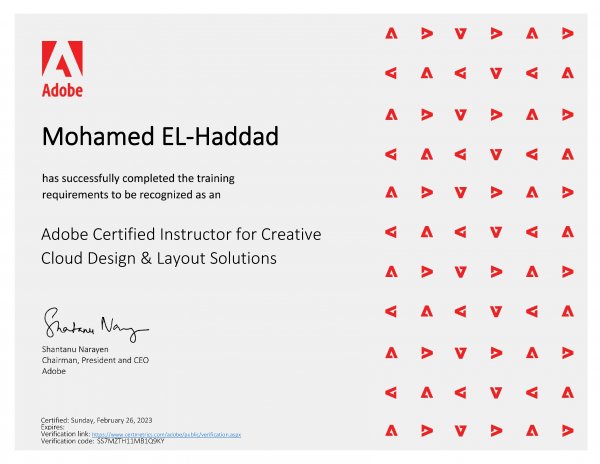 Adobe Certified Instructor - Creative Cloud Design & Layout Solutions
