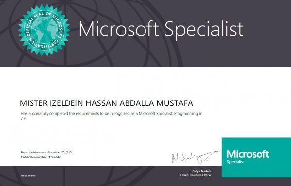 Microsoft Specialist : Specialist programming in C#