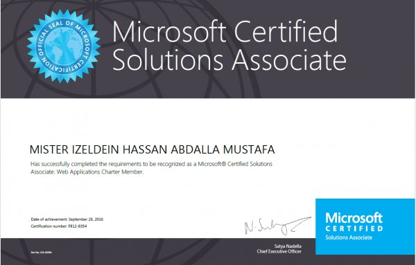 Microsoft Certified Solutions Associate(MCSA)