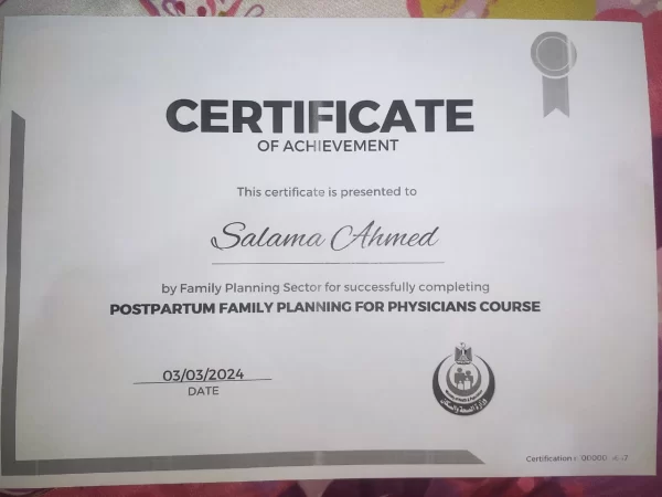 postpartum  family planing for physician course