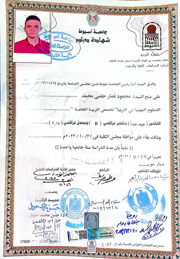 دبلوم مهني في التربية الخاصة 